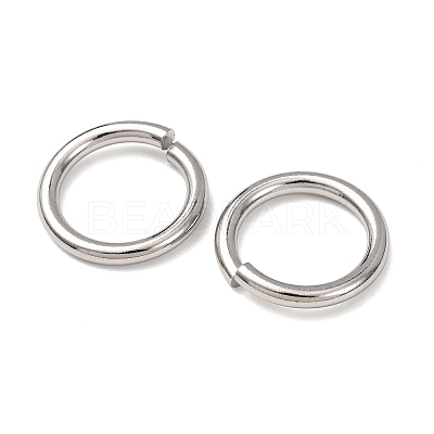 Tarnish Resistant 304 Stainless Steel Open Jump Rings X-STAS-R065-41-1