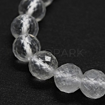 Natural Quartz Crystal Beads Strands G-G927-25-1