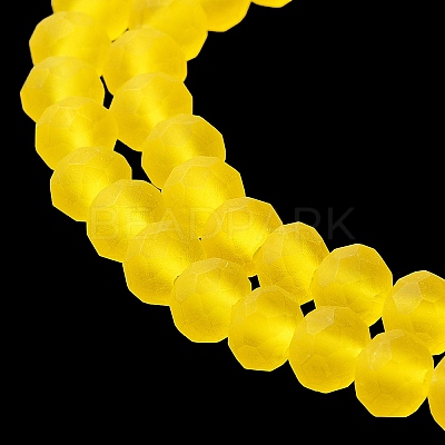 Transparent Glass Beads Strands EGLA-A034-T10mm-MD17-1
