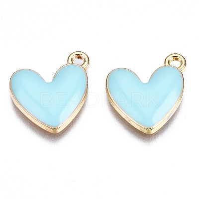 Eco-Friendly Zinc Alloy Pendants FIND-N048-030G-NR-1