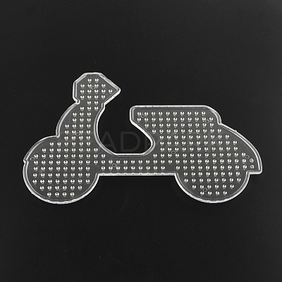 Motorcycle ABC Plastic Pegboards used for 5x5mm DIY Fuse Beads LS-X-DIY-Q009-46-1