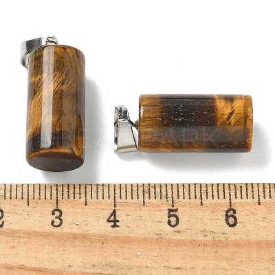 Natural & Synthetic Mixed Gemstone Pendants G-B127-17P-1