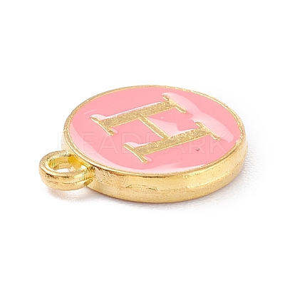 Golden Plated Alloy Enamel Charms LS-ENAM-Q437-14H-1