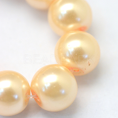 Baking Paint Glass Pearl Bead Strands HY-Q003-3mm-61-1