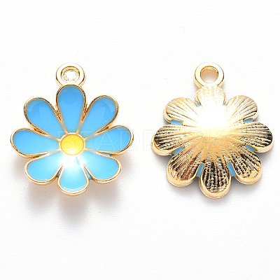 Alloy Enamel Pendants X-ENAM-S121-116E-1