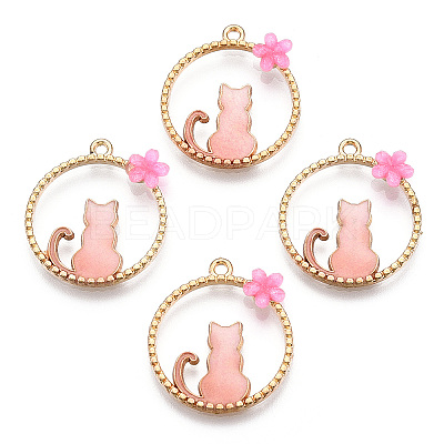 Alloy Pendants X-ENAM-S120-003A-1