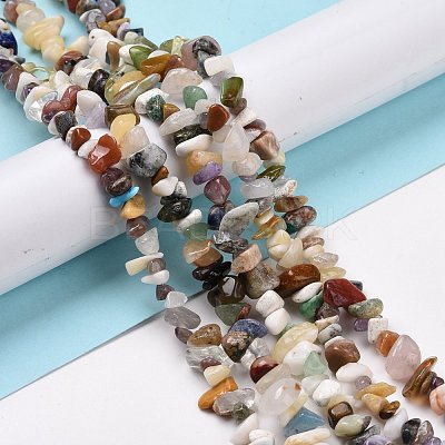 Natural Gemstone Beads Strands G-F328-26-1