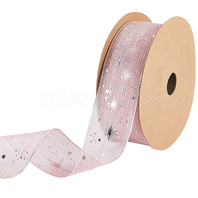 20 Yards Polyester Printed Grosgrain Ribbon OCOR-WH20005-32B-05-1