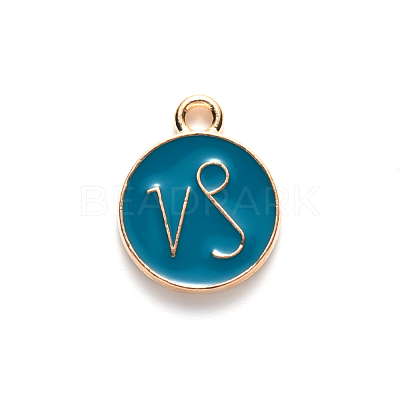 Alloy Enamel Pendants ENAM-S124-01B-05E-1