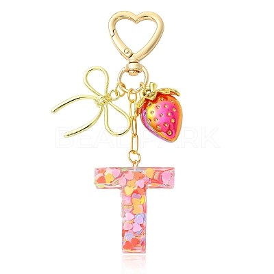 Alloy & Resin Pendant Decorations HJEW-YW00401-06-1