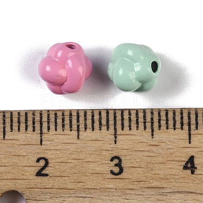 Spray Paint Alloy Beads PALLOY-H145-10-1