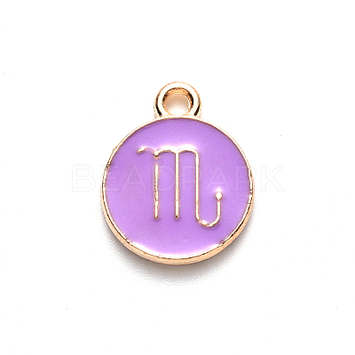 Alloy Enamel Pendants LS-ENAM-S124-01A-01L-1