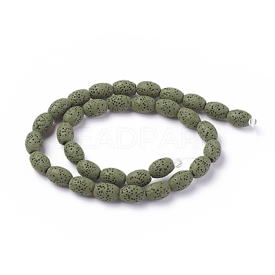 Natural Lava Rock Beads Strands G-F671-03A-15-1
