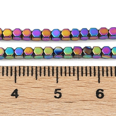 Electroplate Non-magnetic Synthetic Hematite Beads Strands G-I175-09-M-1