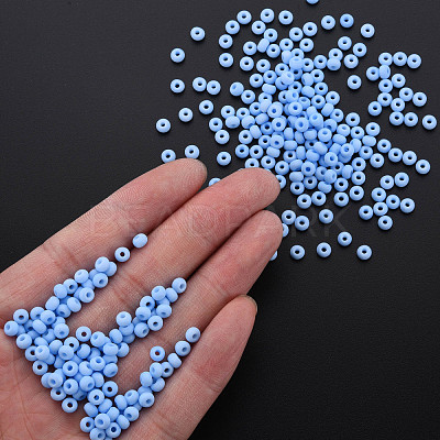 6/0 Glass Seed Beads SEED-T005-14-B20-1