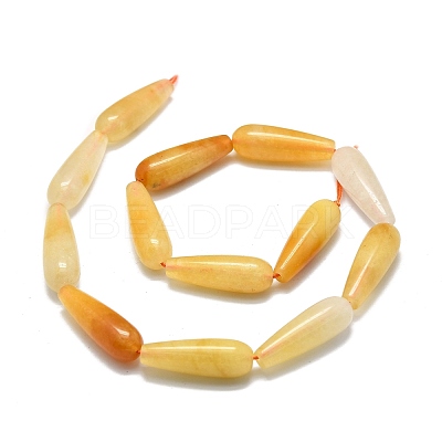 Natural Yellow Aventurine Beads Strands G-E576-48-1