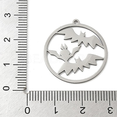 201 Stainless Steel Pendants STAS-G366-02P-05-1