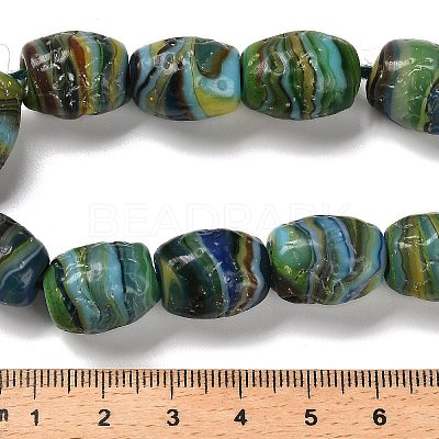 Handmade Lampwork Beads Strands LAMP-C016-01B-1
