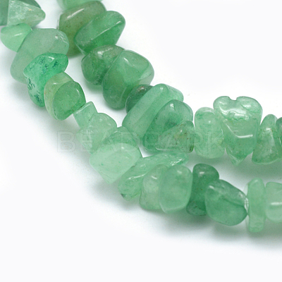 Natural Green Aventurine Beads Strands G-P332-09B-1