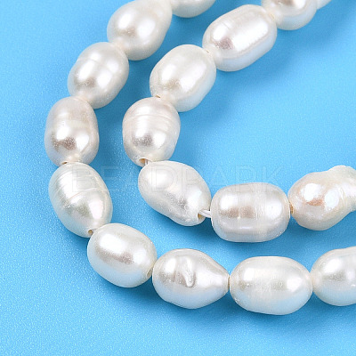 Natural Cultured Freshwater Pearl Beads Strands PEAR-N012-04U-01-1