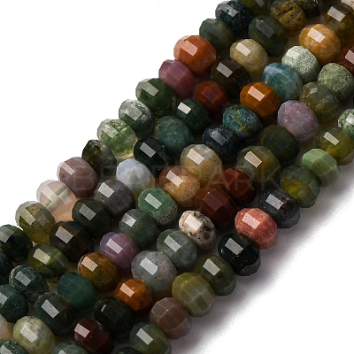 Natural Indian Agate Beads Strands G-P587-D07-01-1