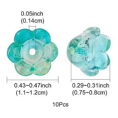 Transparent Glass Beads LAMP-FS0001-09A-1