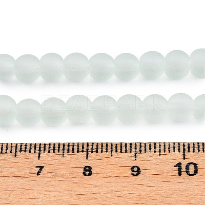 Baking Paint Transparent Glass Bead Strands GLAA-S031-4mm-29-1