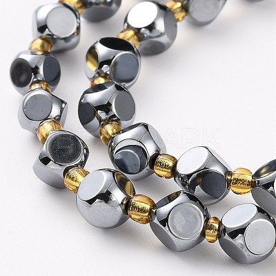 Terahertz Stone Beads Strands G-A030-B18-6mm-B-1
