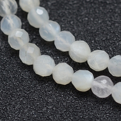Natural White Moonstone Beads Strands G-E411-07-2mm-1