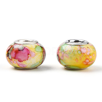 Opaque Resin European Beads RPDL-T003-09-1