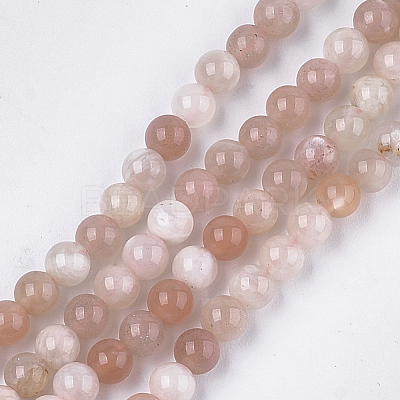 Natural Sunstone Beads Strands G-S333-4mm-038-1