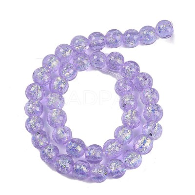Handmade Foil Lampwork Beads Strands FOIL-K003-06A-1