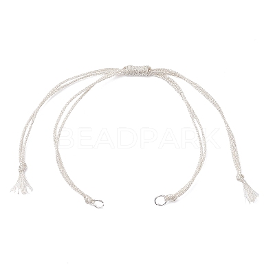 Polyester Cord Braided Bracelet Making AJEW-JB01377-1