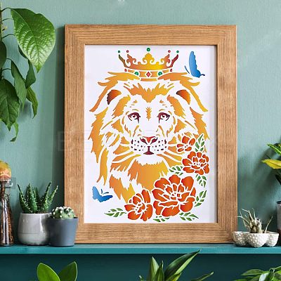 Large Plastic Reusable Drawing Painting Stencils Templates DIY-WH0202-202-1