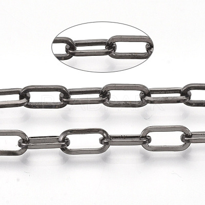 Unwelded Iron Paperclip Chains CH-S125-02E-B-1