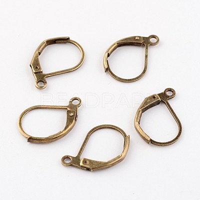 Brass Leverback Earring Findings EC223-NFAB-1