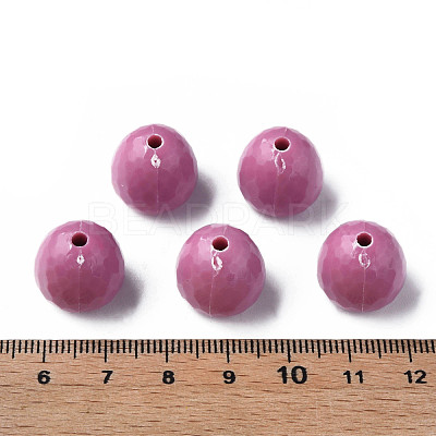 Opaque Acrylic Beads MACR-S373-10A-A12-1