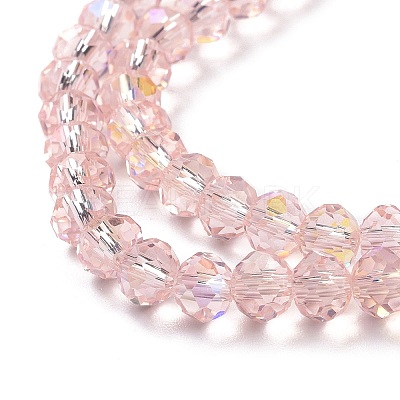 Electroplate Glass Beads Strands EGLA-A034-T6mm-L18-1