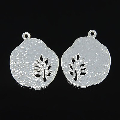 Tibetan Style Alloy Pendants X-TIBEP-A14120-S-LF-1