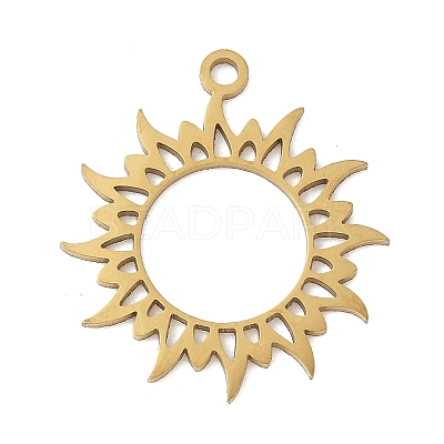 201 Stainless Steel Pendants STAS-H480-01G-1