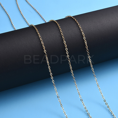 Brass Cable Chains CHC-T008-06B-KC-1