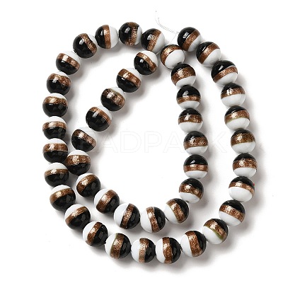 Lampwork Beads Strands LAMP-E036-07F-1