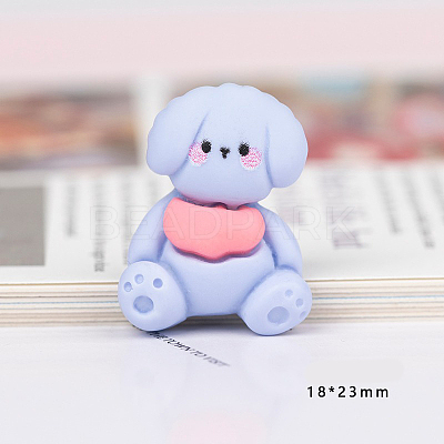 Opaque Resin Cabochons LS-OHAR-PW0003-242F-1
