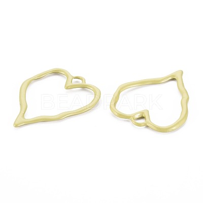Alloy Open Back Bezel Pendants PALLOY-S121-93-1