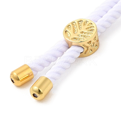 Twisted Nylon Cord Silder Bracelets DIY-B066-03G-07-1