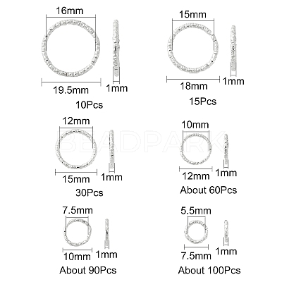 Iron Textured Jump Rings IFIN-CJ0001-24-1