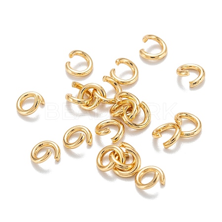 Ion Plating(IP) 304 Stainless Steel Open Jump Rings X-STAS-F084-24G-01-1