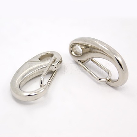Alloy Keychain Clasp Findings X-E340-1-1