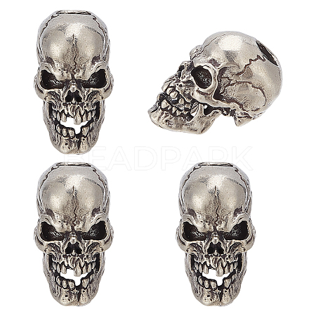 4Pcs Brass Beads KK-PH0013-27AS-1
