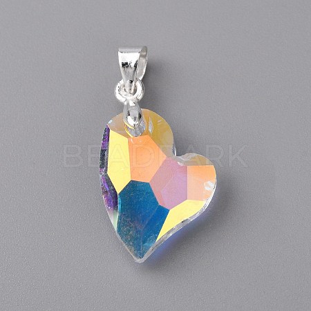 Electroplate Glass Pendants FIND-TAC0009-67S-03-1